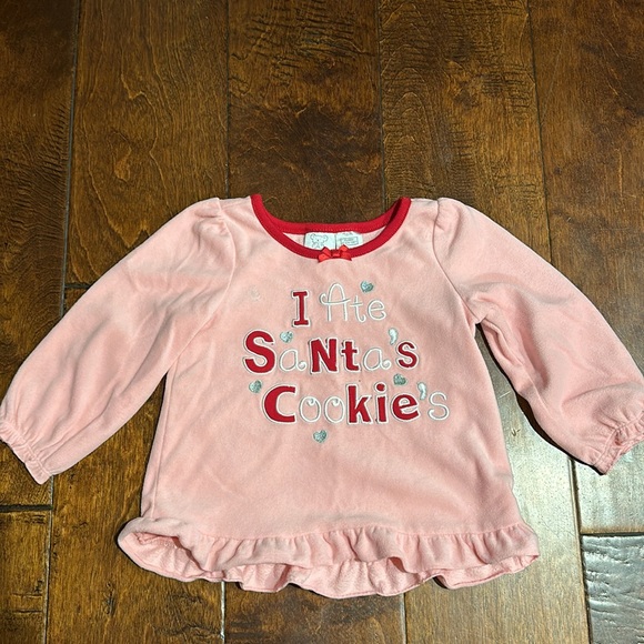 Koala Kids Baby Girls “I Ate Santa’s Cookies” Pajamas - Picture 2 of 10